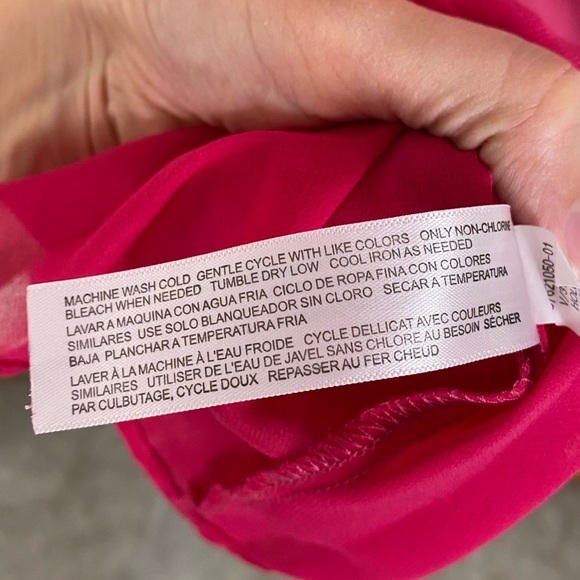 Eloquii Barbie Pink Bishops Long Sleeve Midi Dress Size 18 A Line - Picture 10 of 13